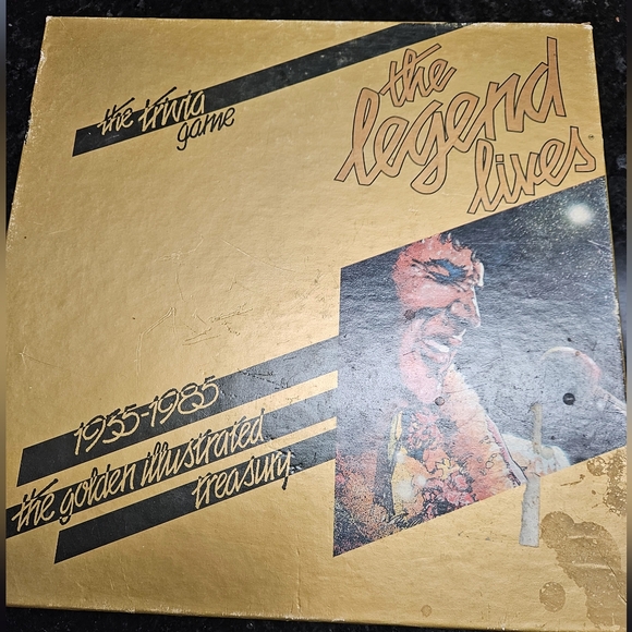 The Legend Lives Elvis Trivia Game 1935-1985Vintage. VINTAGE - Picture 2 of 8